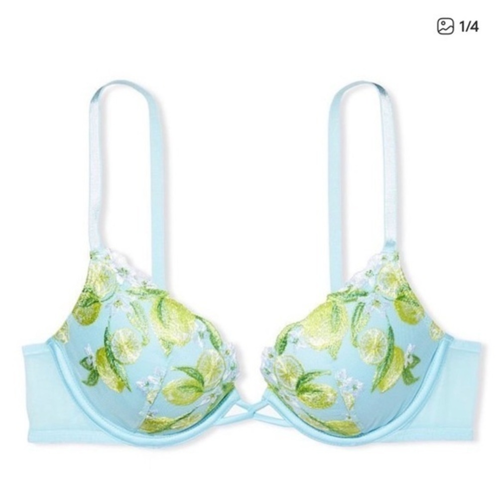 Victoria's Secret DREAM ANGELS Lace Push-Up Bra Women Size 38B